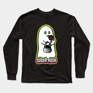 Halloween Ghost Sugar Rush Lollipop Long Sleeve T-Shirt